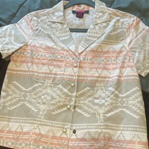 rock&roll western crop tee